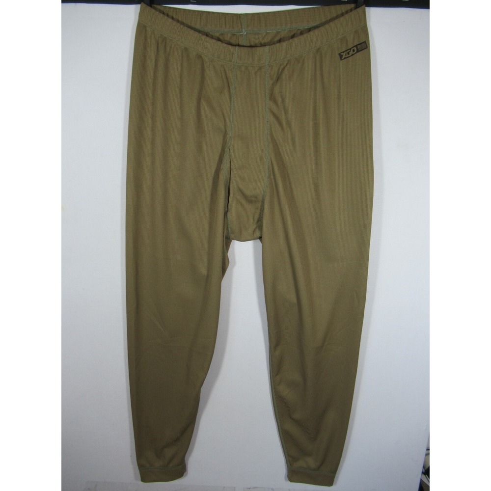 XGO Phase 2 Midweight Performance Thermal Pants Men Large Tan UPF 25+